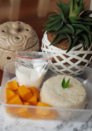 Foto resep Ketan mangga a.k.a mongo sticky rice
