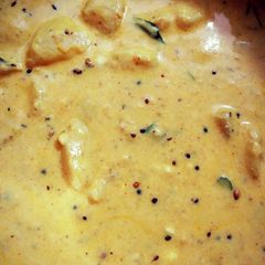 A picture of Dahi wale aloo.