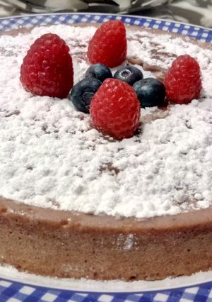 Foto principal de Tarta Bizcocho de Chocolate y Canela Exprés