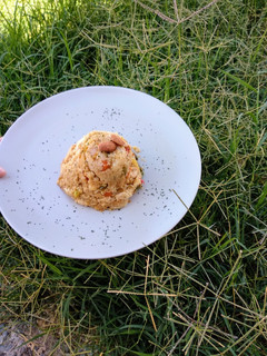 Una foto de Cous-cous con verduras y pollo a la salsa de soja