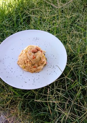 Foto principal de Cous-cous con verduras y pollo a la salsa de soja