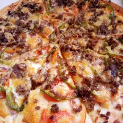A picture of Homemade pizza recipe.