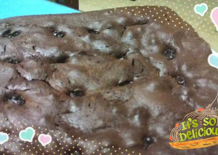 Brownies panggang Pondan