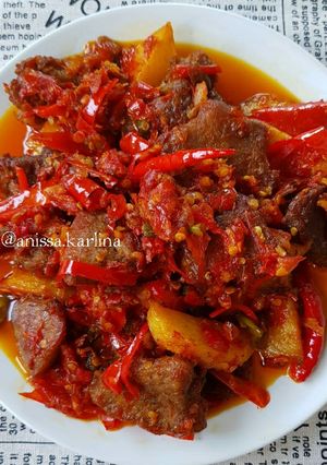 Foto resep Dendeng Balado Kentang (basah)