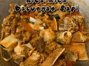 Gambar balungan sapi pedas