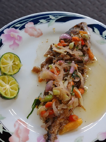 Cara Gampang Membuat Ikan asin sambal matah Untuk Pemula