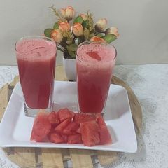 A picture of Watermelon 🍉cooled refreshing drink.