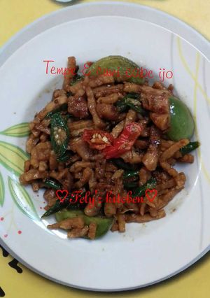 Foto resep Tempe & cumi cabe ijo