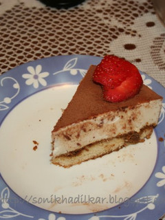 A picture of Tiramisu without egg.