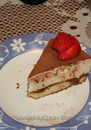 A picture of Tiramisu without egg.