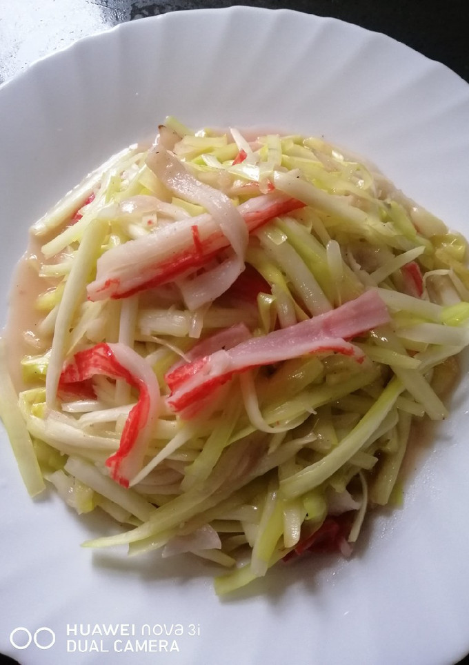 A picture of Sauteed Yellow Chives.