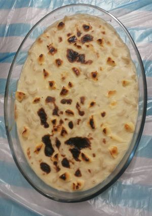 صورة لوصفة معكرونه بالبشامل