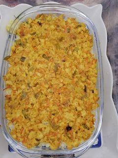 صورة لوصفة صينيه الأرز بالقشطه والجبنه