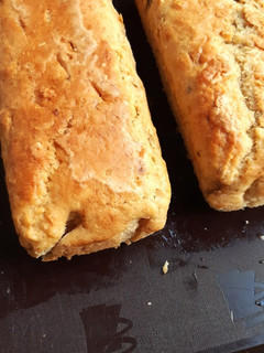 Una foto de Budín de banana 🍌 liviano