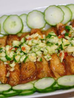 泰式酸辣小黃瓜蝦捲 的食譜成品照片