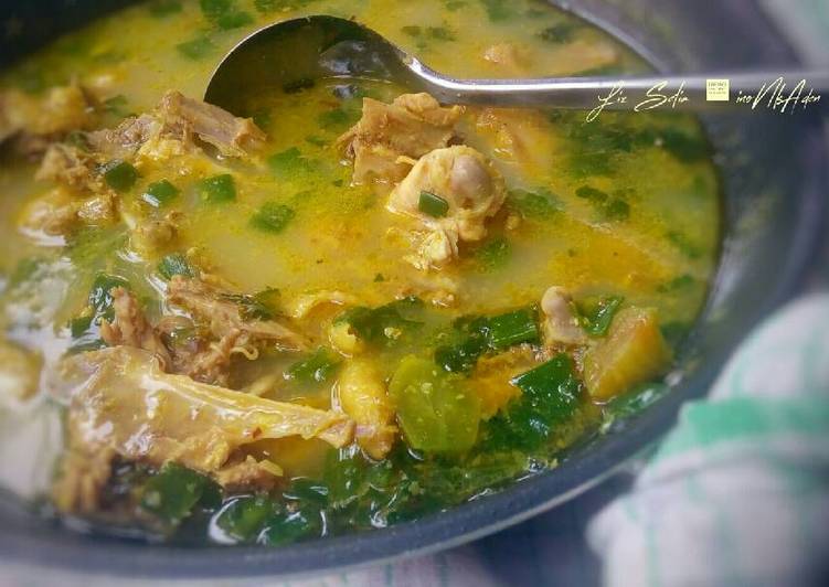 Bagaimana Membuat Sop kuning Ayam kampung ?? menu anak yang Menggugah Selera