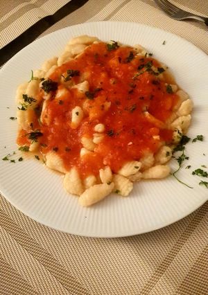 Una foto de Ñoquis caseros de patatas