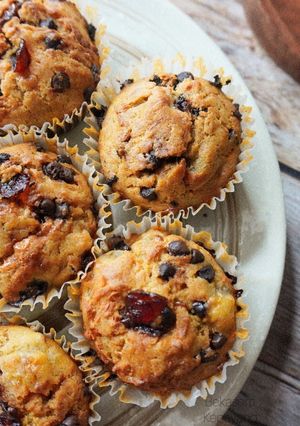 Foto resep Banana Muffin dengan Yoghurt (Tanpa Mixer)