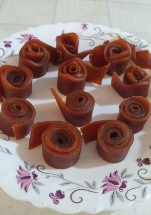 عکسی از دستور لواشک هلو، آلو زرد