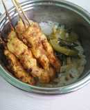 Ayam bakar dan sambal asam