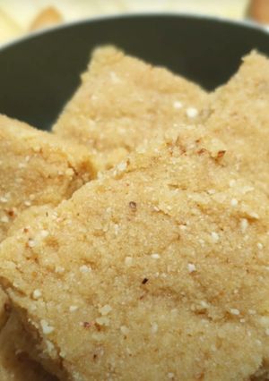 A picture of Healthy Wheat and Almond flour Sukhdi | Gujarati Sukhdi | Soft Sukhdi recipe | Gudpapri | golpapdi.
