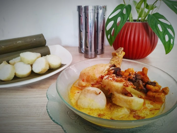 Langkah Mudah untuk Membikin Resep Lontong Opor Ayam dan Sambal Goreng Ati Ampela yang  Bikin Ketagihan Anti Ribet, Menggugah Selera