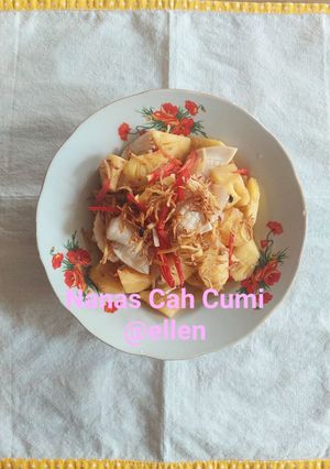 Foto resep 44❤️Nanas cah Cumi (Khas Belitung)❤️