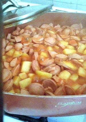 Paprikás krumpli csipetkével recept fotója