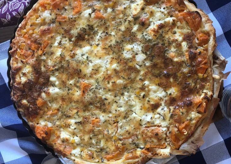 How to Prepare Favorite Quiche mit Süßkartoffel und roter Linse 🍠🥧