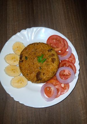 A picture of Beef pilau.