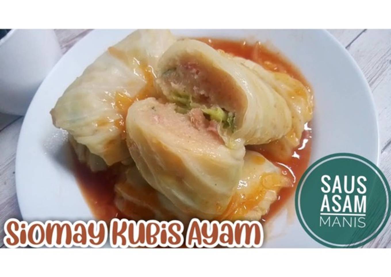 Siomay Kubis Ayam Saus Asam Manis