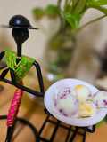 Pomegranate Mosambi Frozen Yoghurt Bites