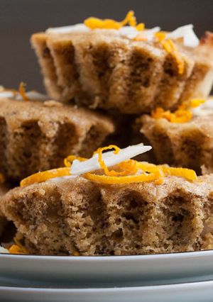 A picture of Butterless Orange Coconut Cake.