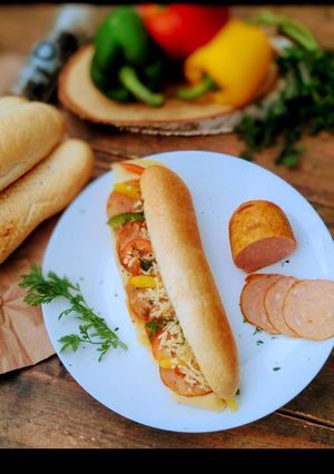 A picture of Chicken Salami Sandwich.