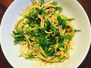 A picture of zucchini noodles