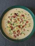 Selymes, ropogós baconös sajtkrémleves Fibriya keto GM