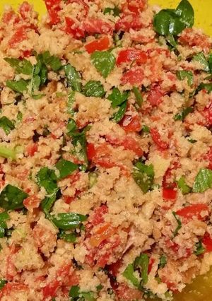 A picture of Tuscan Panzanella.