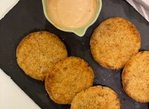 Una foto de Croquetas de atún con papa en freidora de aire