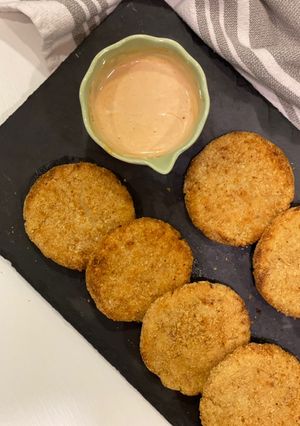 Una foto de Croquetas de atún con papa en freidora de aire