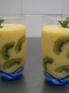 Una foto de Smothie de frutos amarillos