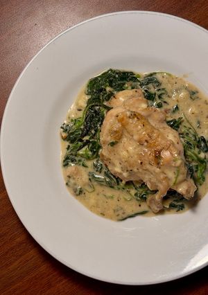 Foto resep Creamy Chicken Spinach