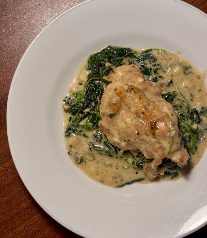Foto resep Creamy Chicken Spinach