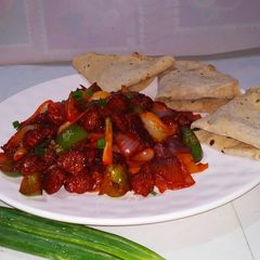 A picture of Soyabean Chilli.