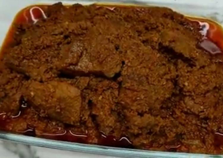 Cara Memasak Cepat Rendang Daging Sapi Paling Enak