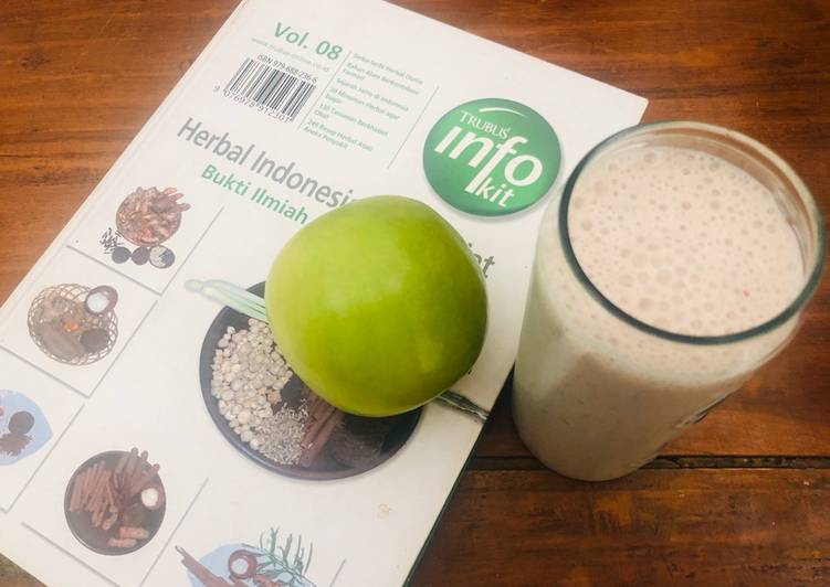 Cara Gampang Menyiapkan Soy milk Green Apple 🍏 juice Anti Gagal