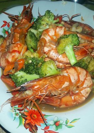 Foto resep Udang brokoli