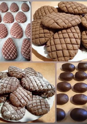 Фото Печенье шоколадные "шишки".