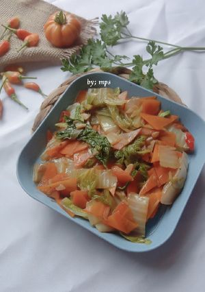 Foto resep Tumis Wortel Sawi Putih