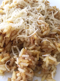 Una foto de Arroz con atún y berenjenas