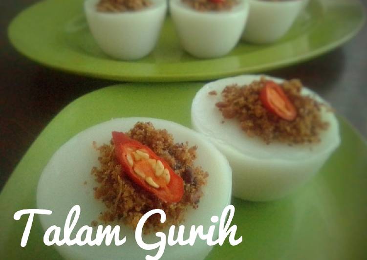 Resep: Talam Gurih (Gandus) yang Gurih!